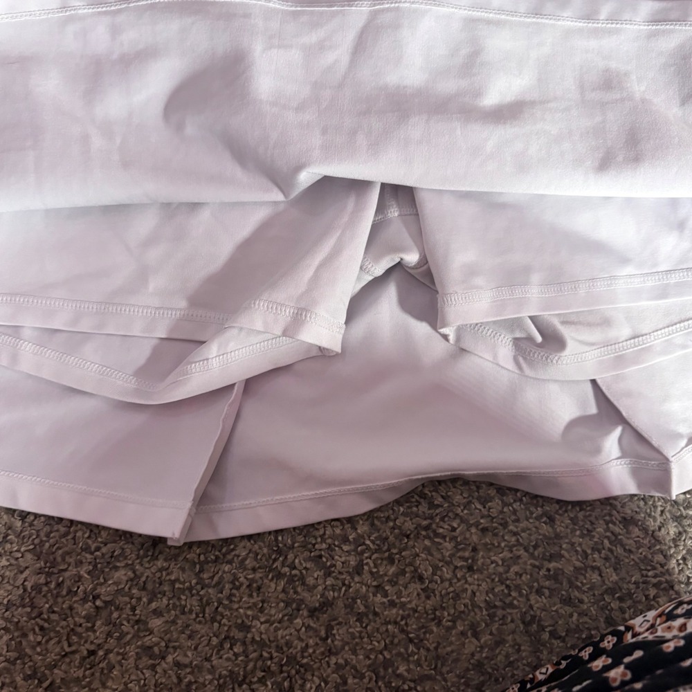 Athletic White Pleated Back Performance Golf Tenn… - image 6